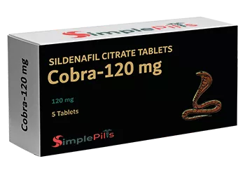 Cobra 120mg Sildenafil Citrate 5 Tablets Simplepills.net