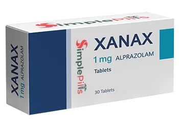 Xanax 1 mg Alprazolam 30 Tablets Simplepills.net
