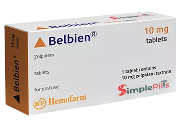 Zolpidem Belbien 10mg 30 Tablets Simplepills.net